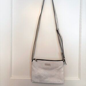 Marc Jacos White Leather Crossbody Bag